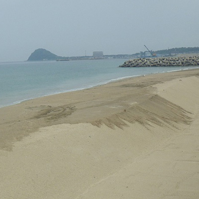 江口海岸養浜工事